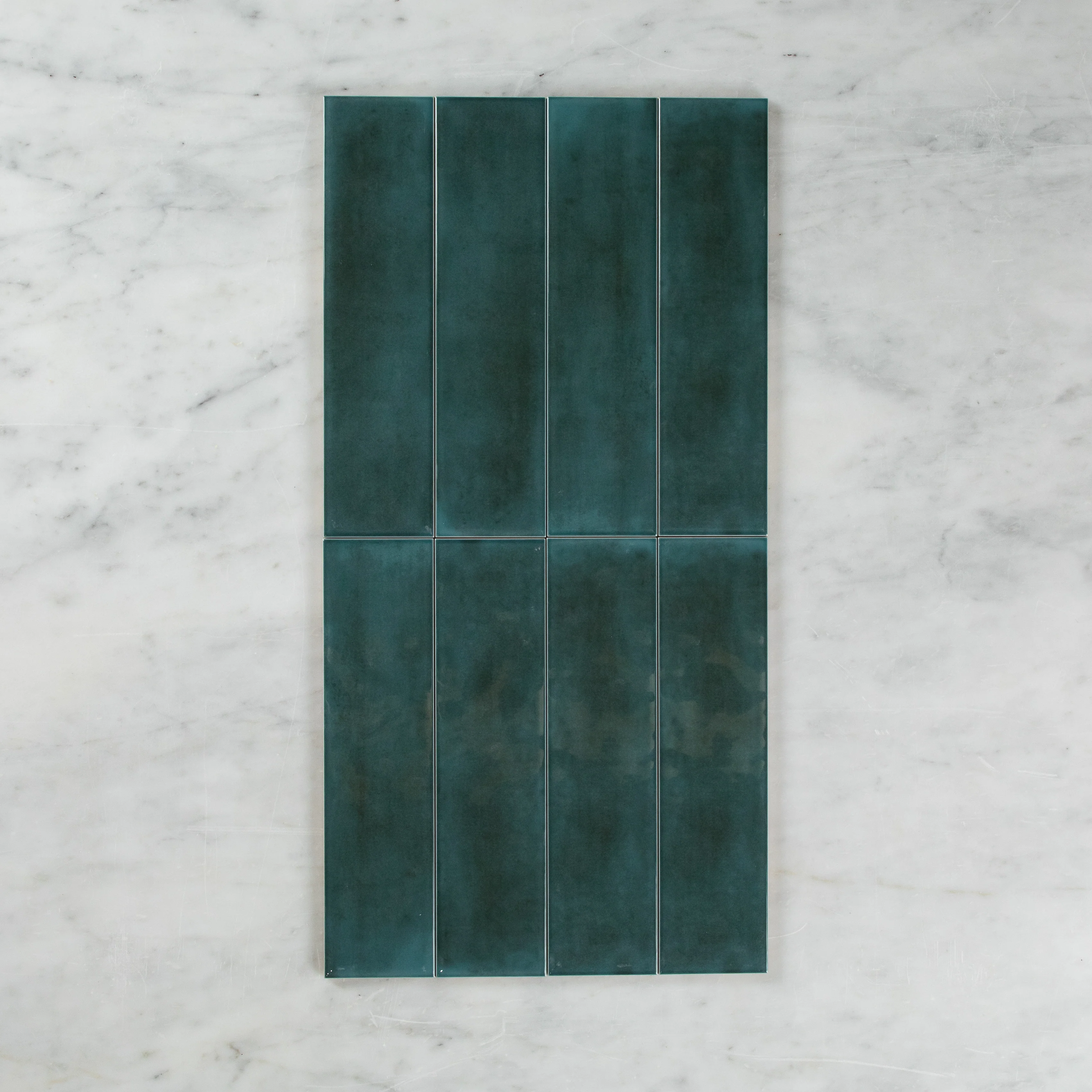 Boutique Peacock Green Gloss Subway Ripple - Image 7